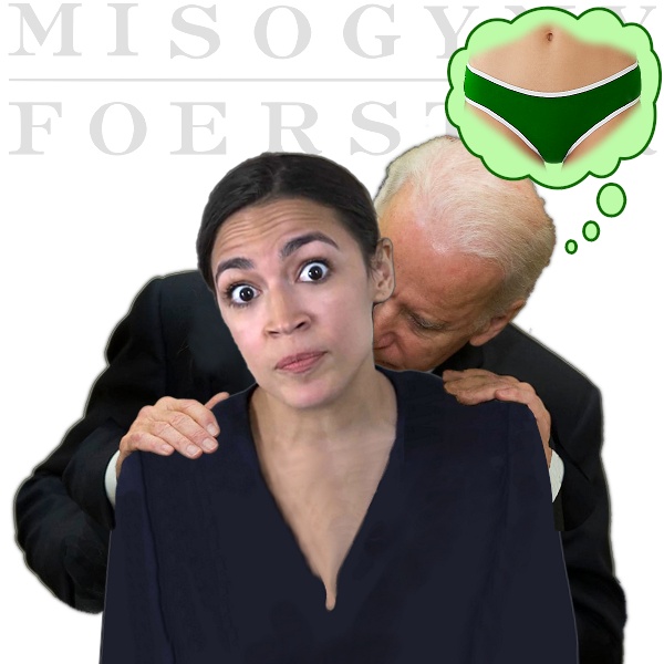 POTUS Joe Biden is grabbing a really good whiff of the New Green Deal of Alexandria Ocasio-Cortez