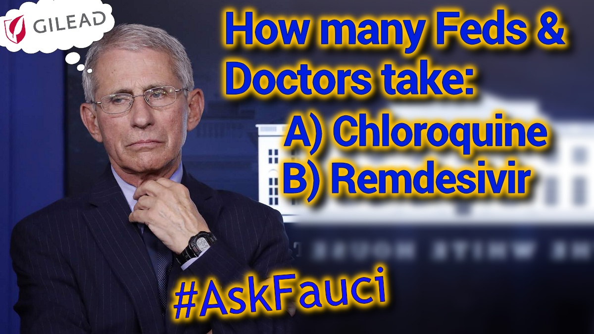 CoronaVirus is both a Crisis and and Opportunity for Dr Anthony Fauci Dr. Anthony Fauci knows that big pharma pays the big bucks and it is a two way street there MoFo