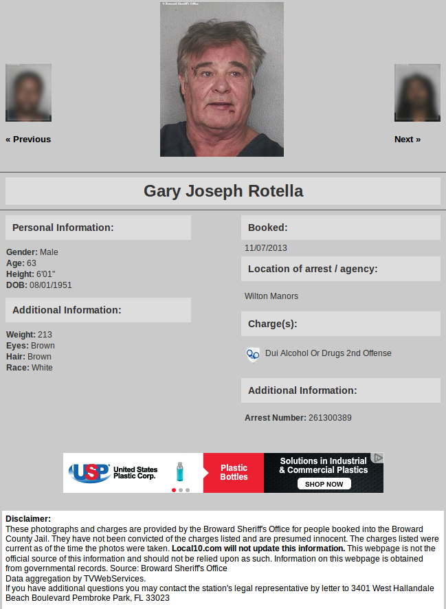Gary Joeseph Rotella mugshot